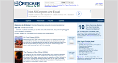Desktop Screenshot of criticker.com
